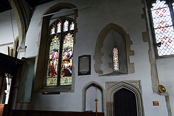 The north side of the chancel February 2013